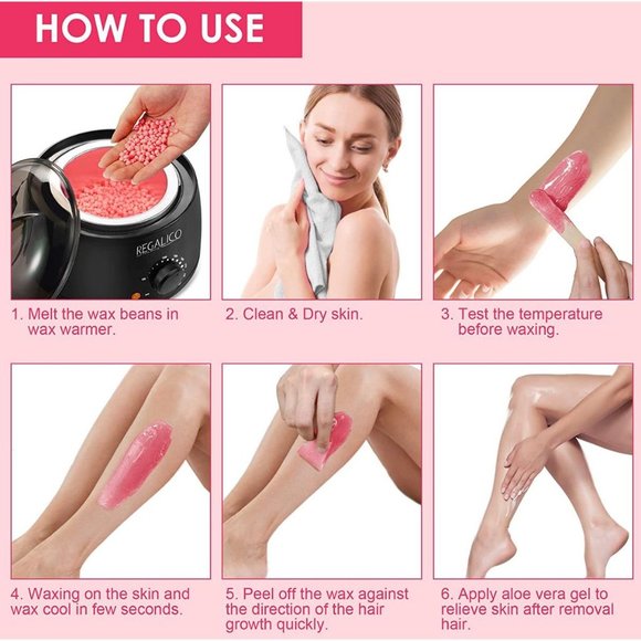 Wax Beans, Regalico Hair Removal Hard Wax Beans (15.8 oz) Brazilian Waxing - Picture 2 of 4